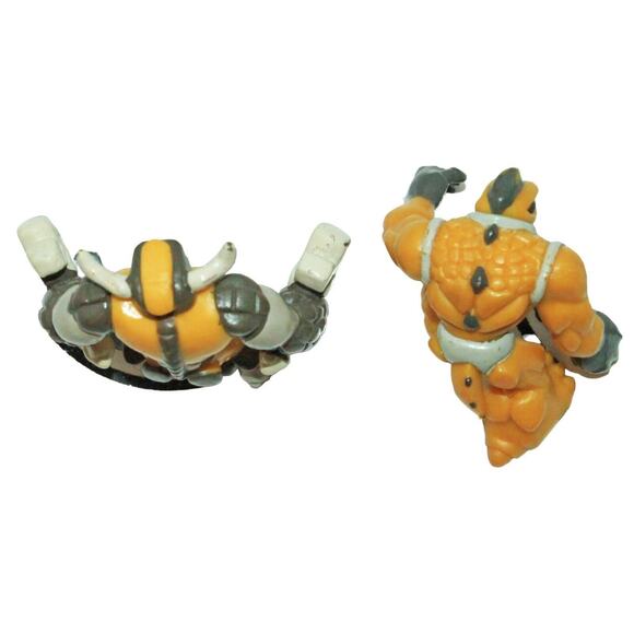 2 Pc Lot - Vintage Gormiti Gravitus The Strong & Bullrock 1.5" Toy Figures - Picture 8 of 8